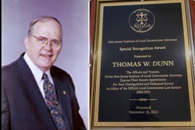 Special Recognition Award to Thomas Dunn